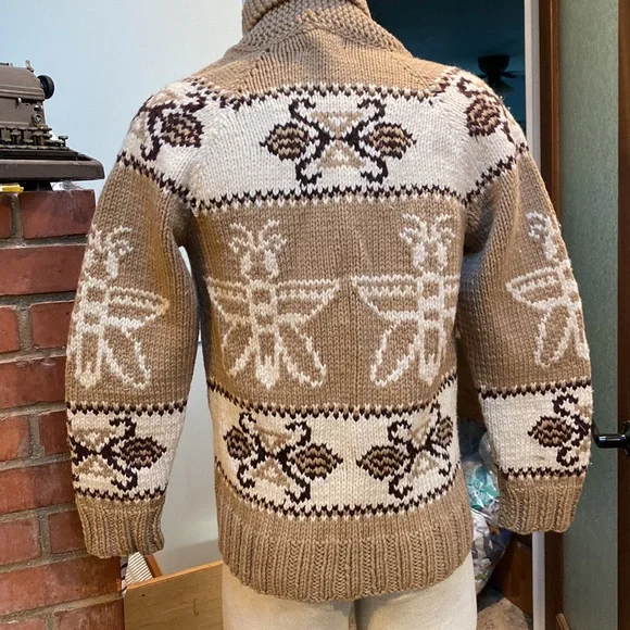 Vintage handmade bee full zip sweater - Picture 2 of 10